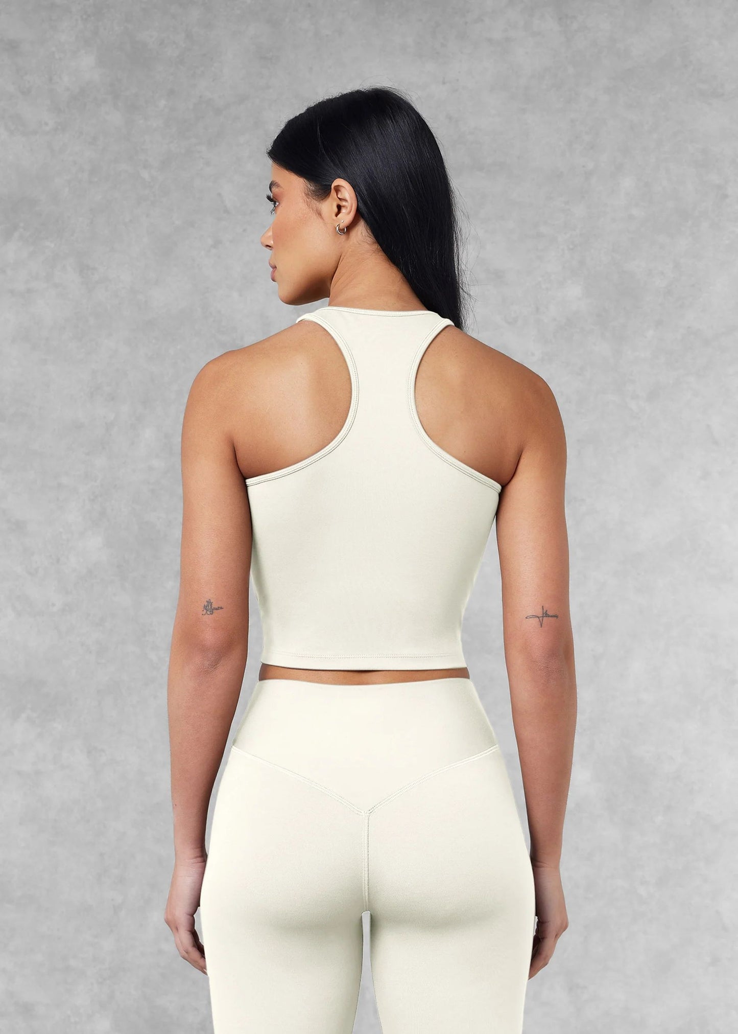 2-in-1 Racerback Top - Off white