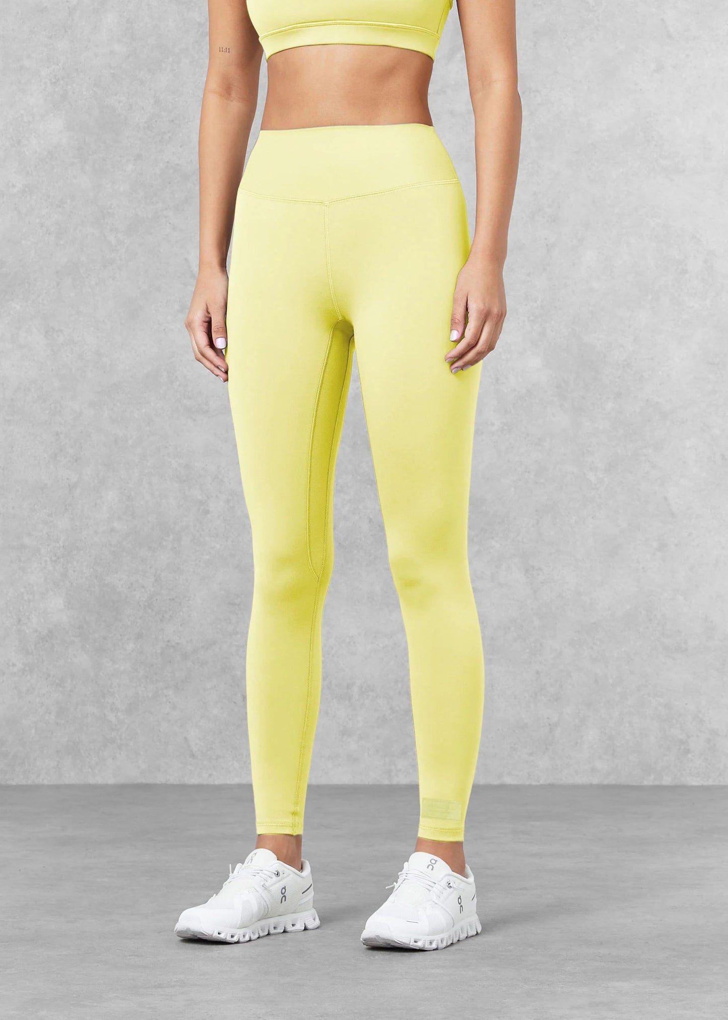 27 inch High Rise Legging - Lemon