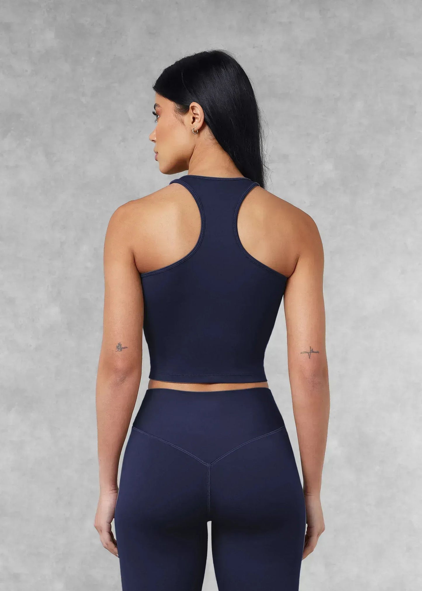 2-in-1 Racerback Top - Navy