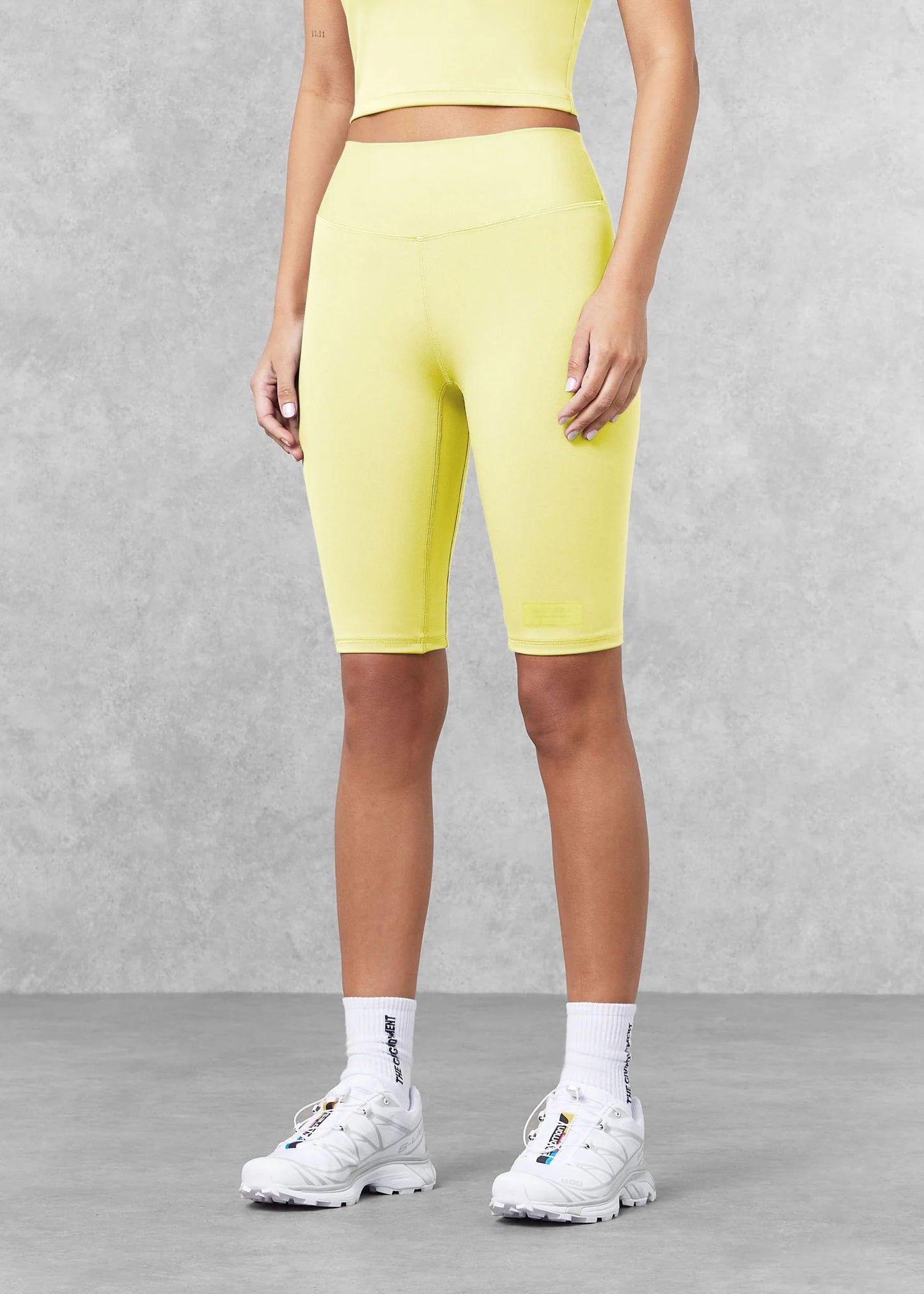 10.5 inch Biker Shorts - Lemon